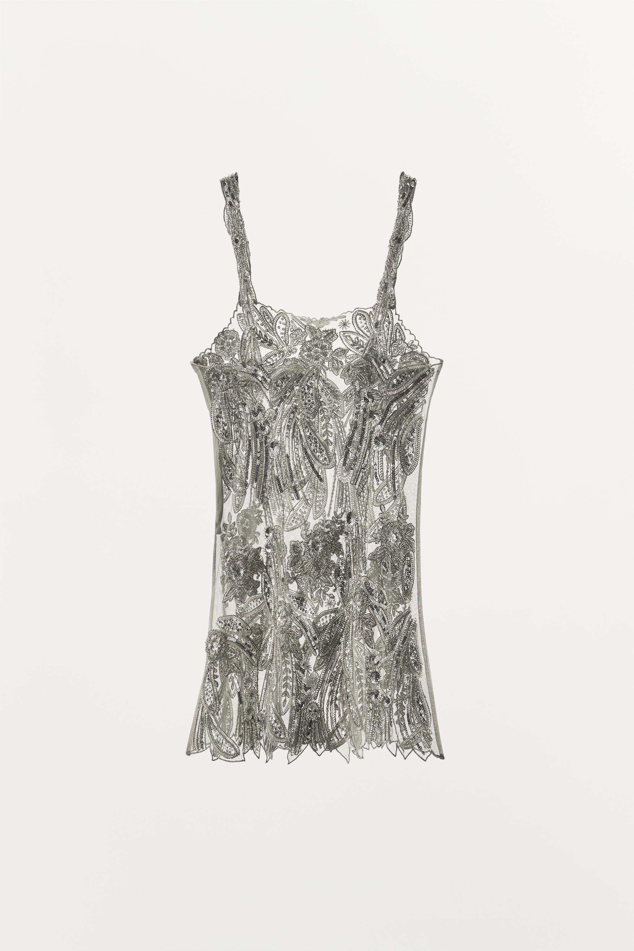 LIMITED EDITION SEQUIN MESH MINI DRESS